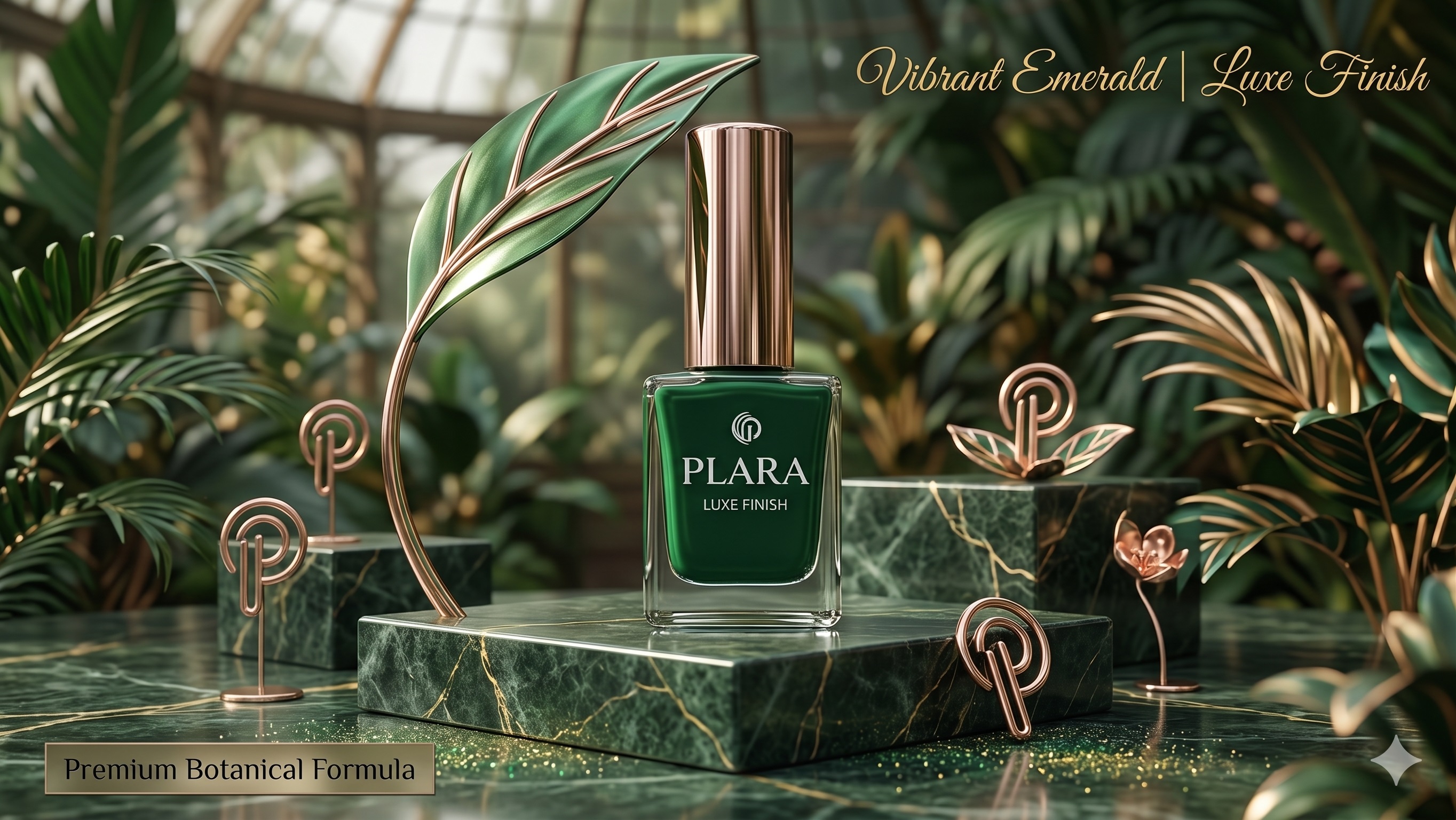 Vibrant Emerald Nail Paint